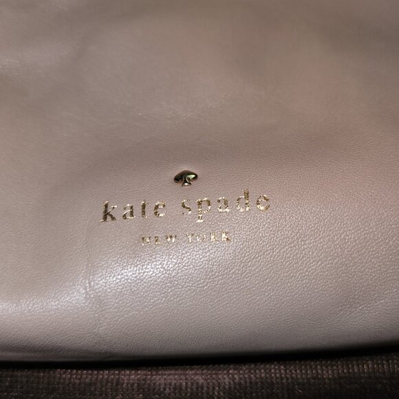 Kate Spade Beige Leather Top Handle Bag with shoulder strap - Picture 3 of 6
